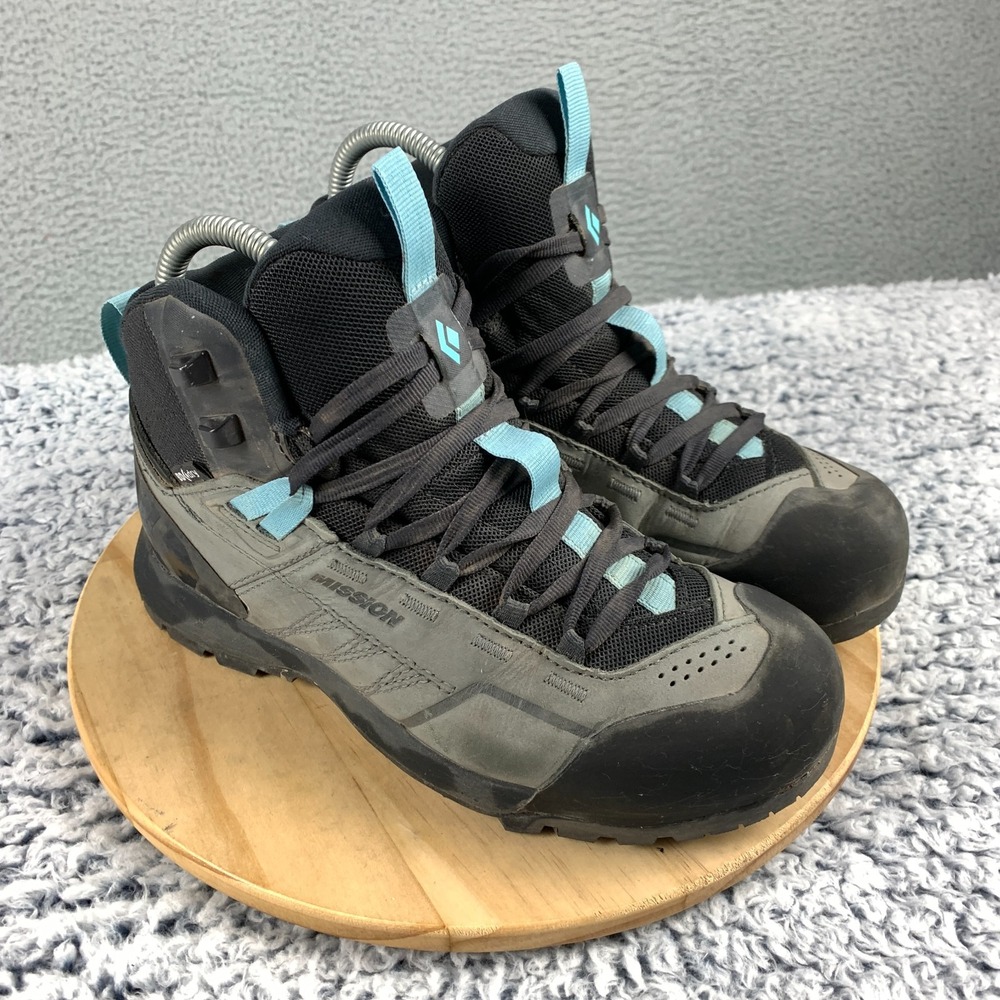 Black‎ Diamond Mission Approach Shoes Womens 7 Leather Waterproof Hiking Boots